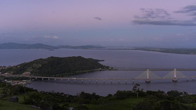 Time-Lapse of Anita Garibaldi bridge at Laguna-SC Brazil