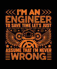 ENGINEERING t shirt design 