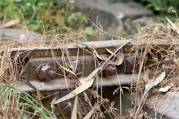 Fragments of the old railway from Haifa to Damascus.