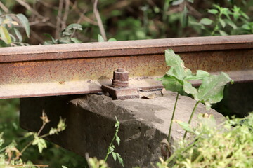 Fragments of the old railway from Haifa to Damascus.