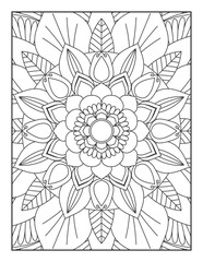 abstract background,Mandala Coloring Pages, Mandala, Pattern Coloring Page, Coloring Page