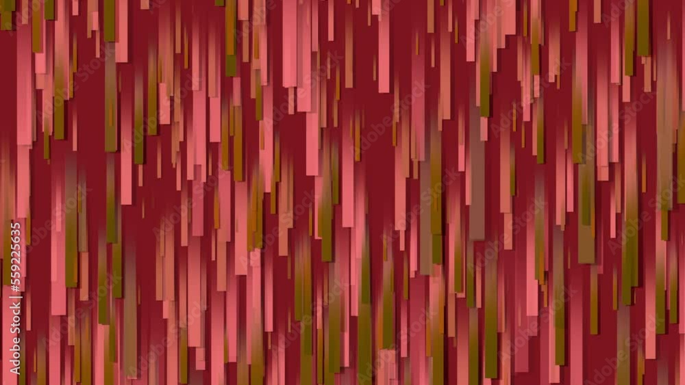 Aufkleber smooth falling thin strips. falling strips of different sizes and at different speeds. bright compos