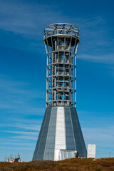 The observation tower at the top of Snieznik Klodzki, Śnieżnik Kłodzki
