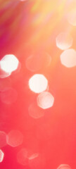 Red bokeh vertical Background, Usable for social media, story, poster, promos, party, anniversary, display, and online web Ads.