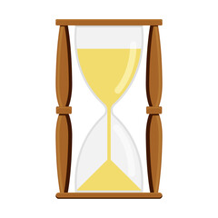 Antique Hourglass with Pouring SandAntique Hourglass with Pouring Sand