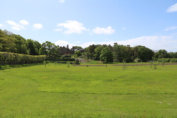 Summer at Tjolöholm Castle Park near Kungsbacka in Sweden