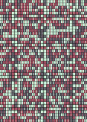 Fototapeta premium Abstract Geometric Pattern generative computational art illustration