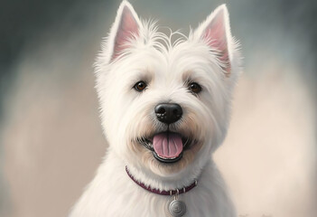 white westie, Generative AI