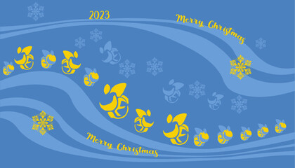 Beautiful pattern of stylized rabbit signs. Proportional composition in trendy colors of 2023. Chinese new year 2023 year of the rabbit