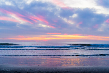 Obraz premium sunset on the beach