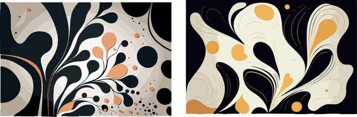 vector seamless organic color pattern