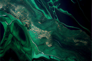 Obraz premium Emerald Green Marble texture