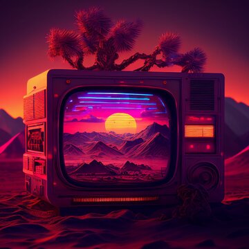 sunset in the mountains