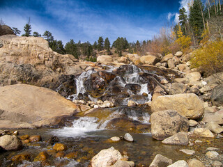 river in the mountains