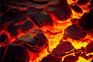Lava surface texture, detailed, close up