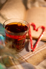 cup of tea with cinnamon