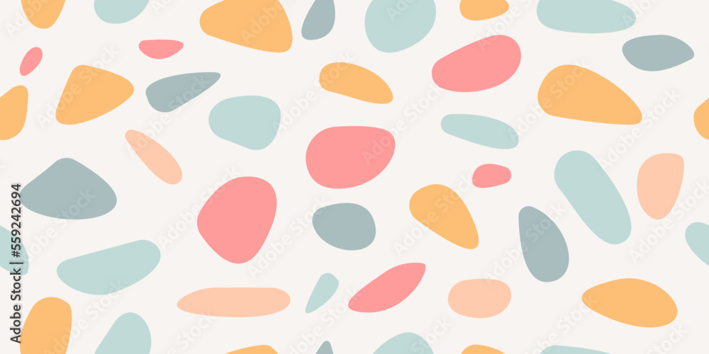 Aufkleber colorful and casual stones pattern. texture multicolored for print and stylish illustration. seamles