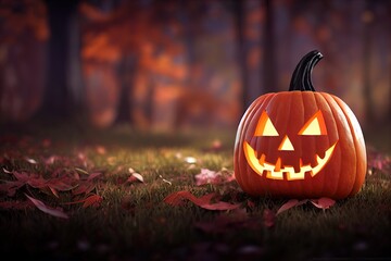 Halloween Jack o'lantern  (Generative AI)	