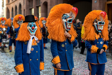 traditionelle Figur der Basler Fasnacht