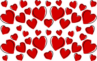 Fototapeta na wymiar Valentines day hearts texture Images Vectors and Illustrations