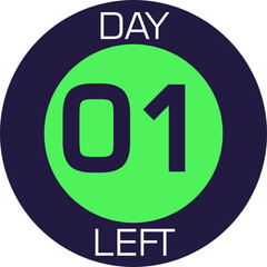 Circle Day Left Countdown-11