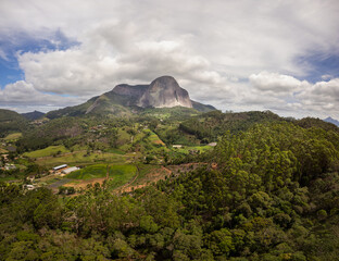 Aerial view of Pedra Azul in Domingos Martins, Espirito Santo, Brazil