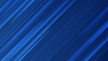 Abstract dark blue 3d background with speed of lights