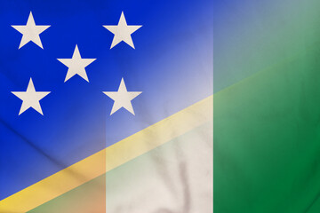 Solomon Islands and Ivory Coast official flag international relations CIV SLB