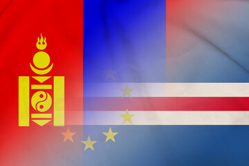 Mongolia and Cape Verde political flag transborder relations CPV MNG