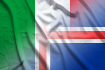 Italy and Iceland government flag transborder negotiation ISL ITA