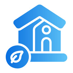 house gradient icon