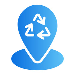 location gradient icon