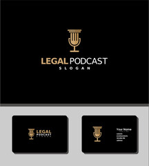 Legal podcast logo