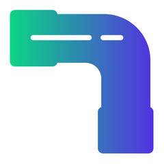elbow pipe icon