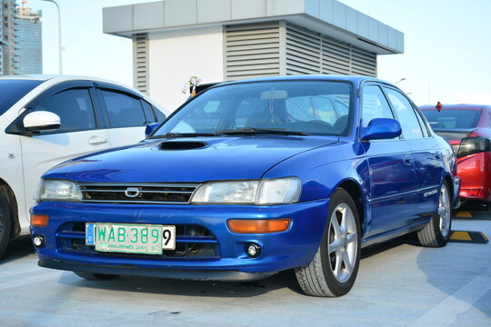 Toyota corolla at zoom meet car meet in San Juan, Philippines