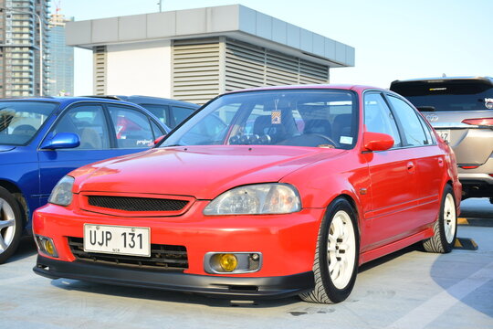 Honda civic at zoom meet car meet in San Juan, Philippines