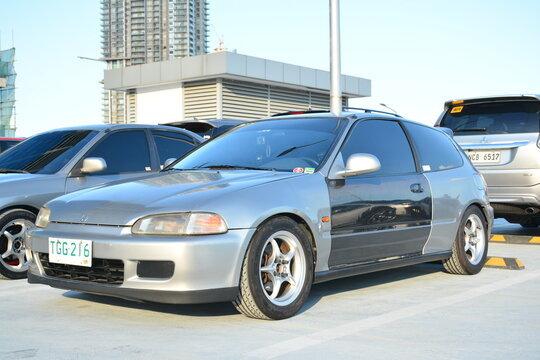 Honda civic at zoom meet car meet in San Juan, Philippines