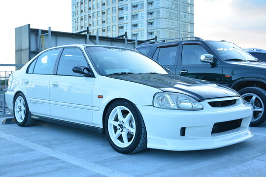 Honda civic at zoom meet car meet in San Juan, Philippines