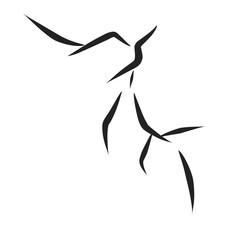 Broken glass, cracks on glass