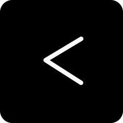 Solid Arrow left poin icon