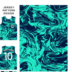 Abstract wave water color concept vector jersey pattern template for printing or sublimation sports uniforms football volleyball basketball e-sports cycling and fishing Free Vector.	