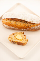 Pane Di Casa beer bread made on pale ale with a unique hoppy flavour.