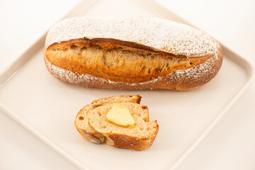 Pane Di Casa beer bread made on pale ale with a unique hoppy flavour.