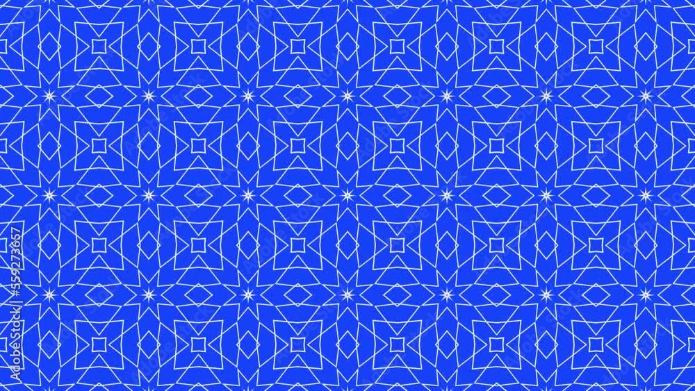 Poster rotating geometric lines shapes design backdrop on blue background. hipnosis dynamic loop pattern. f
