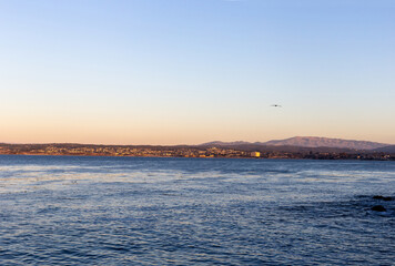 Obraz premium Beautiful sky over the Pacific Ocean in California