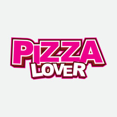 Fototapeta na wymiar pizza lover logo, food logo, letter logo, minimalist and business logo design.
