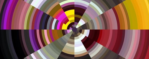 Circles, colorful vortex, disco lights, round shapes, abstract background