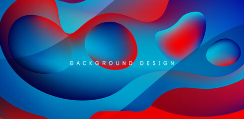 Fluid waves abstract background for covers, templates, flyers, placards, brochures, banners