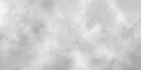 Abstract cloudy silver ink effect white paper texture, Old and grainy white or grey grunge texture, black and whiter background with puffy smoke, white background illustration.	