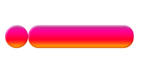 lower third 3d set of colorful buttons